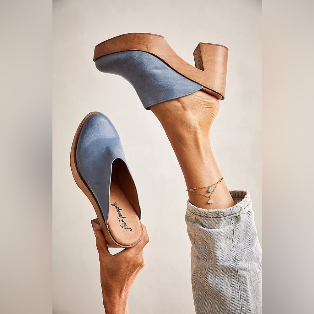 Free People Suki Platform Clogs Size 40